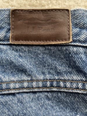 LL Bean Straight Leg Mens 36x34 Double L Classic Fit Heavy Inner Lining Preowned - Thumbnail 9