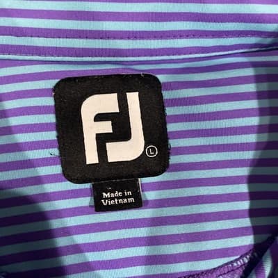 Footjoy Mens Large Golf Polos Lot of 2, Country Club Logos - Thumbnail 6
