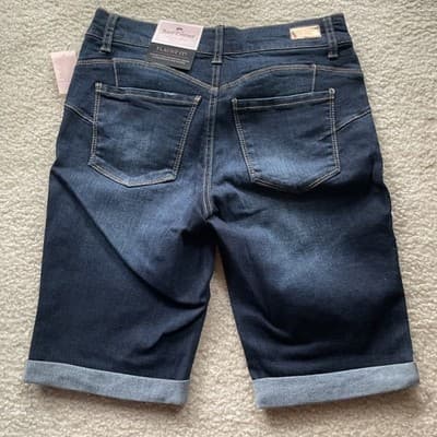Juicy Couture Dark Blue Jean Shorts Womens Size 4 NWT - Thumbnail 5