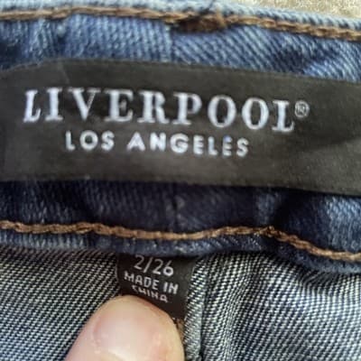 Liverpool Lucy Bootcut Dark Blue Jeans Womens Size 2/26 Preowned Excellent - Thumbnail 2