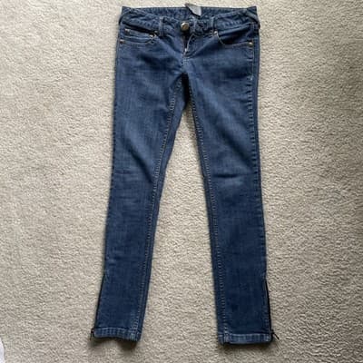Free People Jeans Zipper Ankle Womens Size 27 Preowned Good - Thumbnail 4