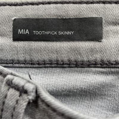 Kut from the Kloth Mia Toothpick Gray Jeans Womens Size 6 Preowned Good - Thumbnail 3