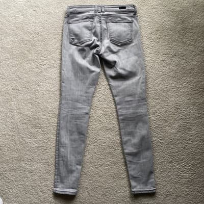 Kut from the Kloth Mia Toothpick Gray Jeans Womens Size 6 Preowned Good - Thumbnail 7