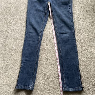 Free People Jeans Zipper Ankle Womens Size 27 Preowned Good - Thumbnail 7