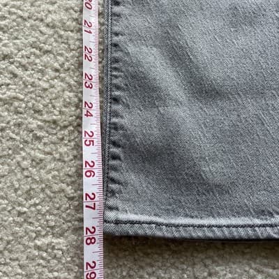 Levis Wedgie Straight Gray Womens Size 27 Brand New with Tags NWT - Thumbnail 5