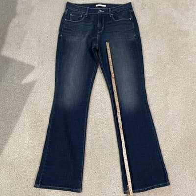 Levis 515 Bootcut Dark Blue jeans Women’s Size 8 Preowned Excellent - Thumbnail 3
