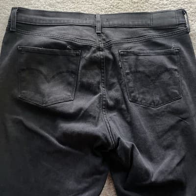 Levis 315 Shaping Bootcut Black Jeans Womens Size 32 Preowned - Thumbnail 6