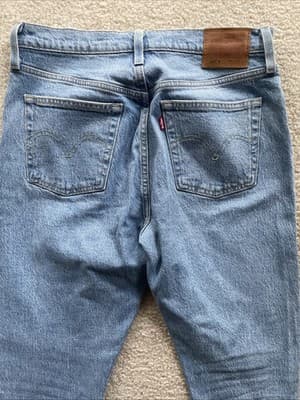 Levis 501 Skinny Fit Mens 29x28 Blue Jeans Preowned - Thumbnail 9