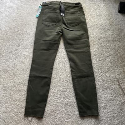 Liverpool High Rise Ankle Green Rough Hem Womens Size 6/28 NWT - Thumbnail 7