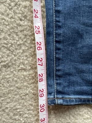 Madewell 9” Mid Rise Skinny Blue Jeans Womens Size 25 Preowned - Thumbnail 4