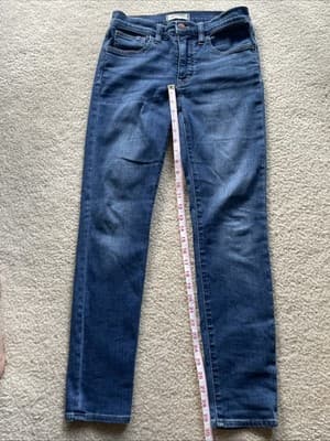 Madewell 9” Mid Rise Skinny Blue Jeans Womens Size 25 Preowned - Thumbnail 3