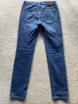 Madewell 9” Mid Rise Skinny Blue Jeans Womens Size 25 Preowned - Thumbnail 6