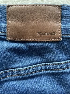 Madewell 9” Mid Rise Skinny Blue Jeans Womens Size 25 Preowned - Thumbnail 8
