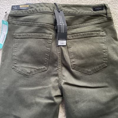 Liverpool High Rise Ankle Green Rough Hem Womens Size 6/28 NWT - Thumbnail 8