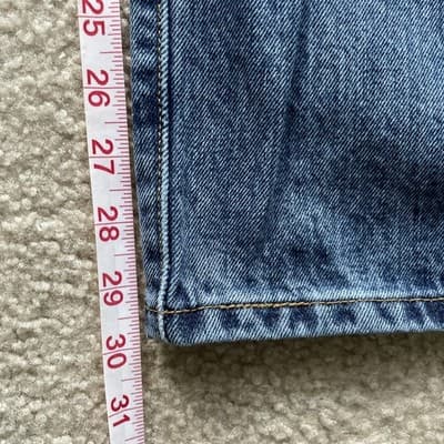 Levis 501 100% Cotton Straight Leg Button Fly Mens 38x30 Preowned Excellent - Thumbnail 4