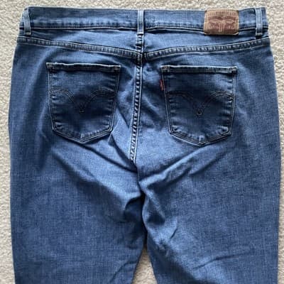 Levi’s Classic Boot Blue Jeans Womens Size 16 Preowned Excellent - Thumbnail 8