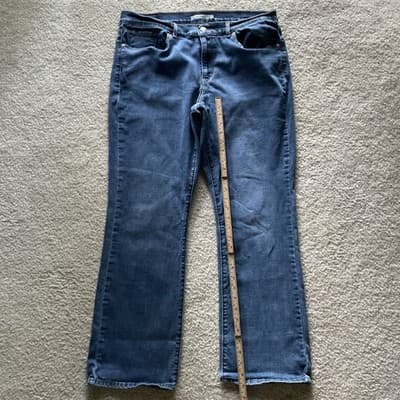 Levi’s Classic Boot Blue Jeans Womens Size 16 Preowned Excellent - Thumbnail 3