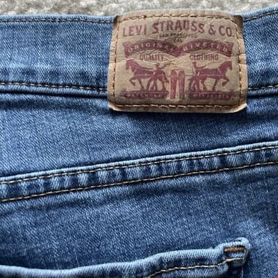 Levi’s Classic Boot Blue Jeans Womens Size 16 Preowned Excellent - Thumbnail 9