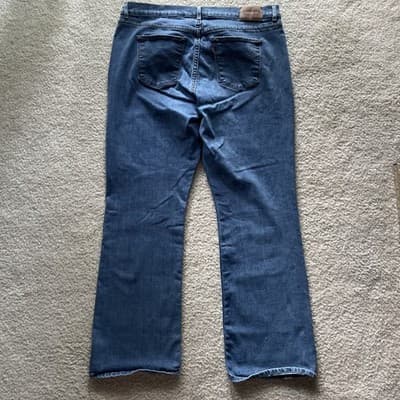 Levi’s Classic Boot Blue Jeans Womens Size 16 Preowned Excellent - Thumbnail 7