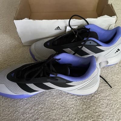 Adidas Subzone Grey Black Cobalt Blue Basketball Sneakers Mens Size 13 NWB - Thumbnail 3