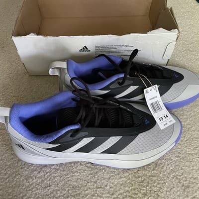 Adidas Subzone Grey Black Cobalt Blue Basketball Sneakers Mens Size 13 NWB - Thumbnail 2