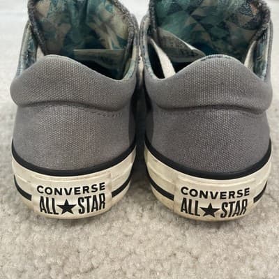 Converse All Star Low Canvas Gray Womens Size 6 Preowned - Thumbnail 4