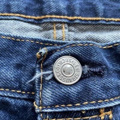 Mens levis 501 Jeans 36x32 Blue Excellent Condition - Thumbnail 9