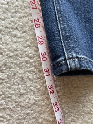 Judy Blue Boyfriend Fit Distressed Blue Jeans Women Size 5/27 Preowned Excellent - Thumbnail 9