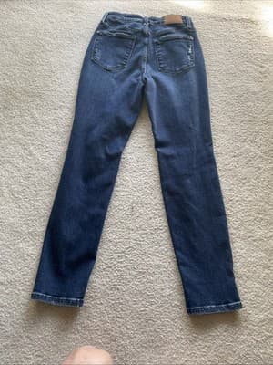Judy Blue Boyfriend Fit Distressed Blue Jeans Women Size 5/27 Preowned Excellent - Thumbnail 10
