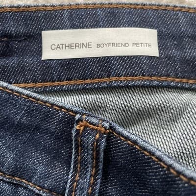 Kut From The Kloth Catherine Boyfriend Petite Distressed Womens 4P Blue Jeans - Thumbnail 2