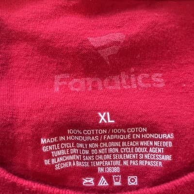 St. Louis Cardinals XL Long Sleeve Tee MLB Excellent Cotton Red Birds On Bat - Thumbnail 2