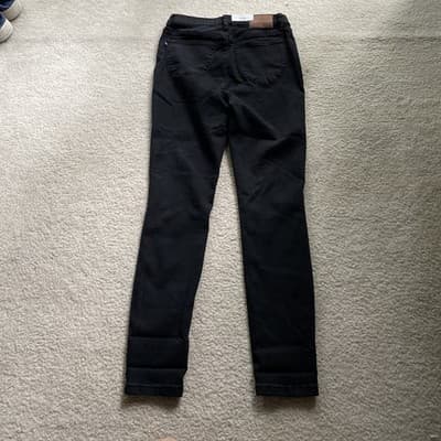 Judy Blue High Waist Pull On Skinny Black Jeans Womens Size 7/28 NWT - Thumbnail 9