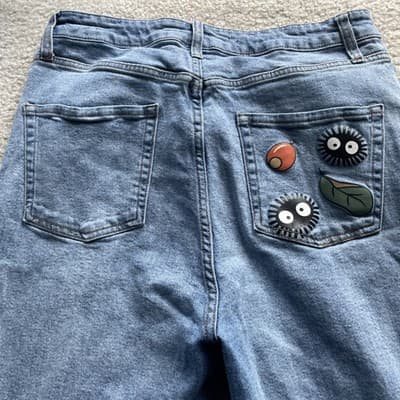 Studio Ghibil My Neighbor Totoro Sakura Mom Jeans Size 11 Hot Topic Anime Images - Thumbnail 10