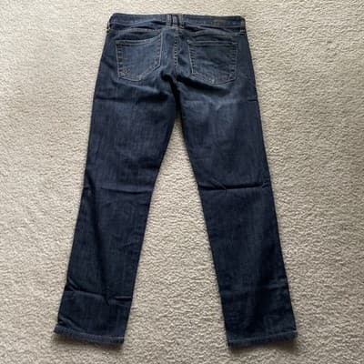 Kut From The Kloth Catherine Boyfriend Petite Distressed Womens 4P Blue Jeans - Thumbnail 8