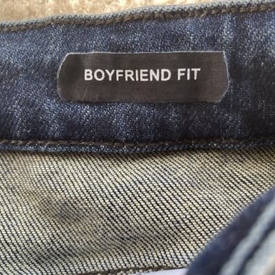 Judy Blue Boyfriend Fit Distressed Blue Jeans Women Size 5/27 Preowned Excellent - Thumbnail 5