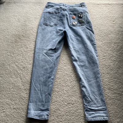 Studio Ghibil My Neighbor Totoro Sakura Mom Jeans Size 11 Hot Topic Anime Images - Thumbnail 9