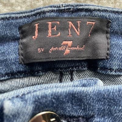 Jen7 By 7 For All Mankind Ankle Straight With Snakeskin Womens Size 8 - Thumbnail 2