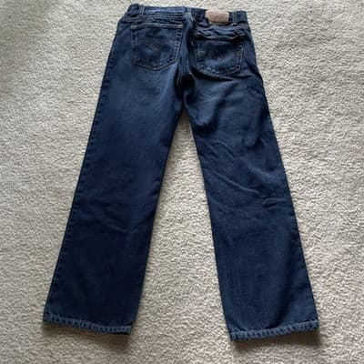 Levis 505 Straight Leg Womens Jeans Size 16 Regular (28x28) - Thumbnail 5