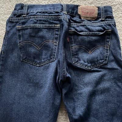 Levis 505 Straight Leg Womens Jeans Size 16 Regular (28x28) - Thumbnail 6