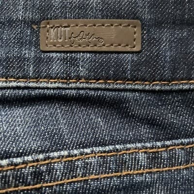 Kut From The Kloth Catherine Boyfriend Petite Distressed Womens 4P Blue Jeans - Thumbnail 10