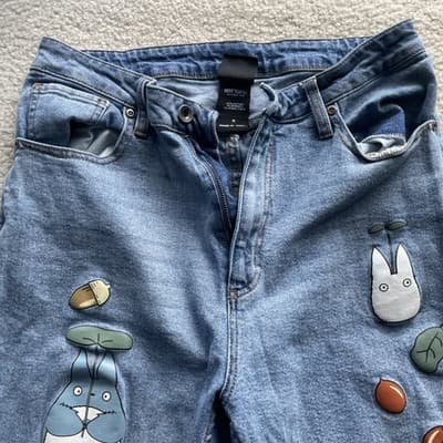 Studio Ghibil My Neighbor Totoro Sakura Mom Jeans Size 11 Hot Topic Anime Images - Thumbnail 4