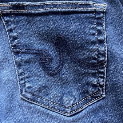 Adriano Goldschmied AG The Stilt Cigarette Crop Jeans Women's Size 28 Excellent - Thumbnail 14