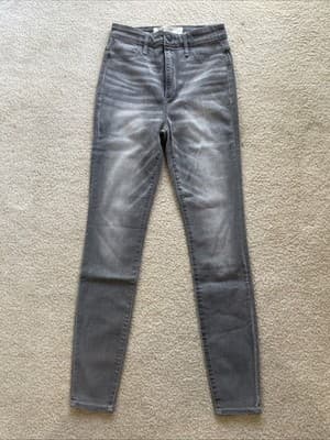 Abercrombie & Fitch Pant Jeggings Womens Size 2 W26 Grey Stretch Brand New WTags - Thumbnail 2