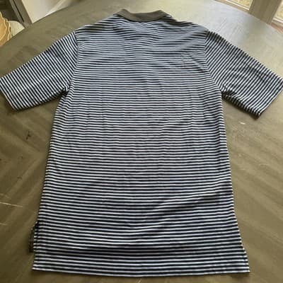 Ralph Lauren Polo Golf Mens Small Polo Striped Pima Cotton Blue/Navy - Thumbnail 13