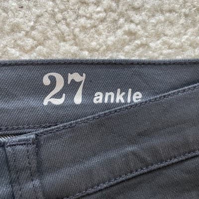 J.Crew Toothpick Blue Dark Wash Low-Rise Skinny Ankle Denim Jeans Women's 27 NWT - Thumbnail 6