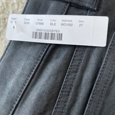 J.Crew Toothpick Blue Dark Wash Low-Rise Skinny Ankle Denim Jeans Women's 27 NWT - Thumbnail 16