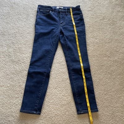 Madewell Jeans Womens 27 Petite Blue 9” Mid-Rise Skinny Denim Excellent PreOwned - Thumbnail 6