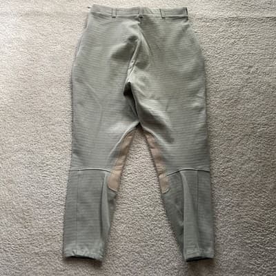 Equestrian Riding Pants On Course Light Green Size 32 Unique - Thumbnail 7