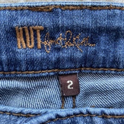 Kut From The Kloth Blue Jeans Womens Size 2 Good Condition Pre-Owned - Thumbnail 2