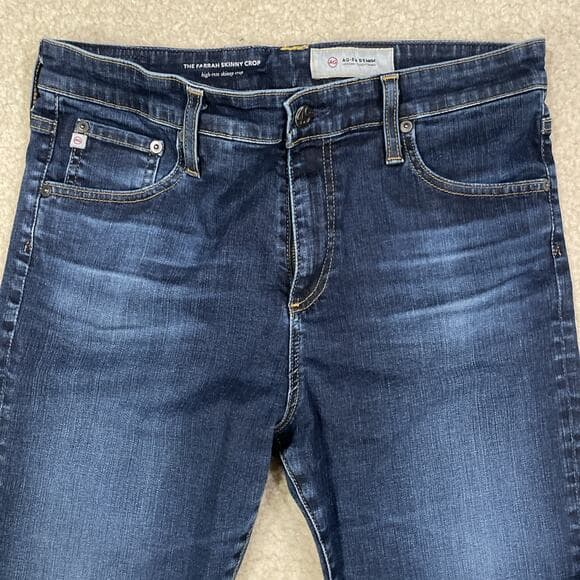 Adriano Goldschmeid The Farrah Skinny Crop Womens Size 32 High Rise Preowned - Thumbnail 13